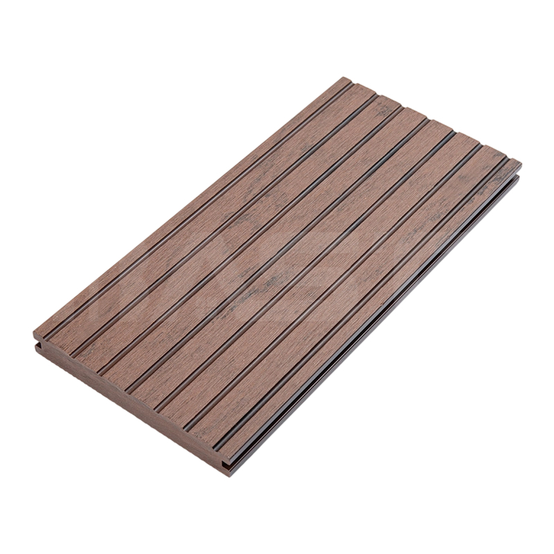 Chip-bestandig og vedlikeholdsfri klassisk solid kompositt terrassebord 140 mm x 20 mm