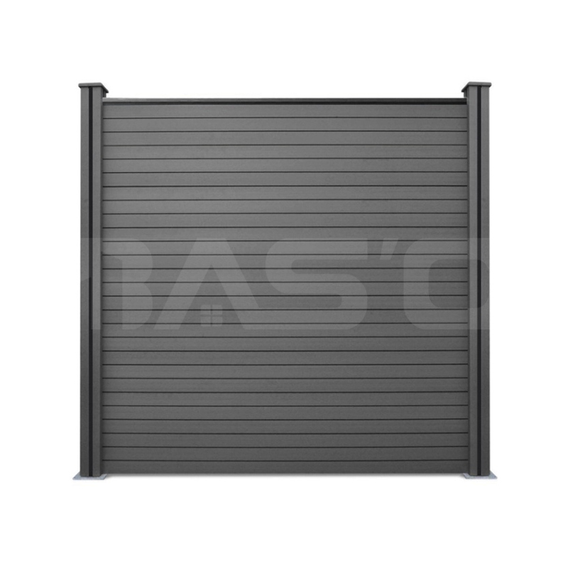 WPC gjerdestolpe og panelsett